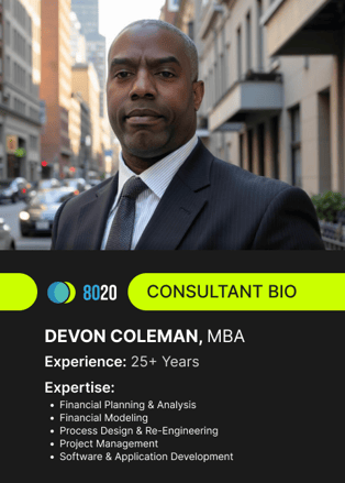 Baseball Card - Devon Coleman - Front