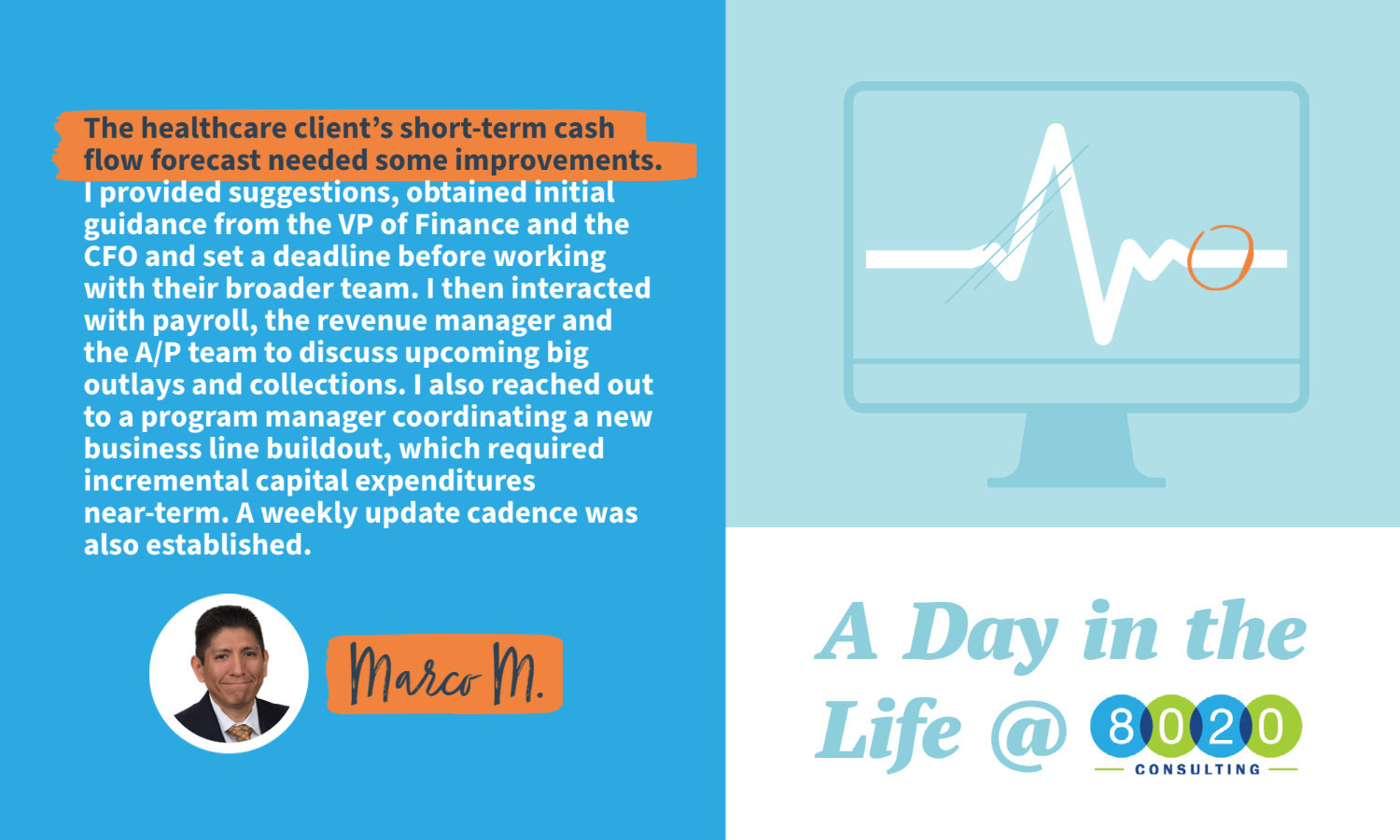 marco day in the life of fp&a support in healthcare