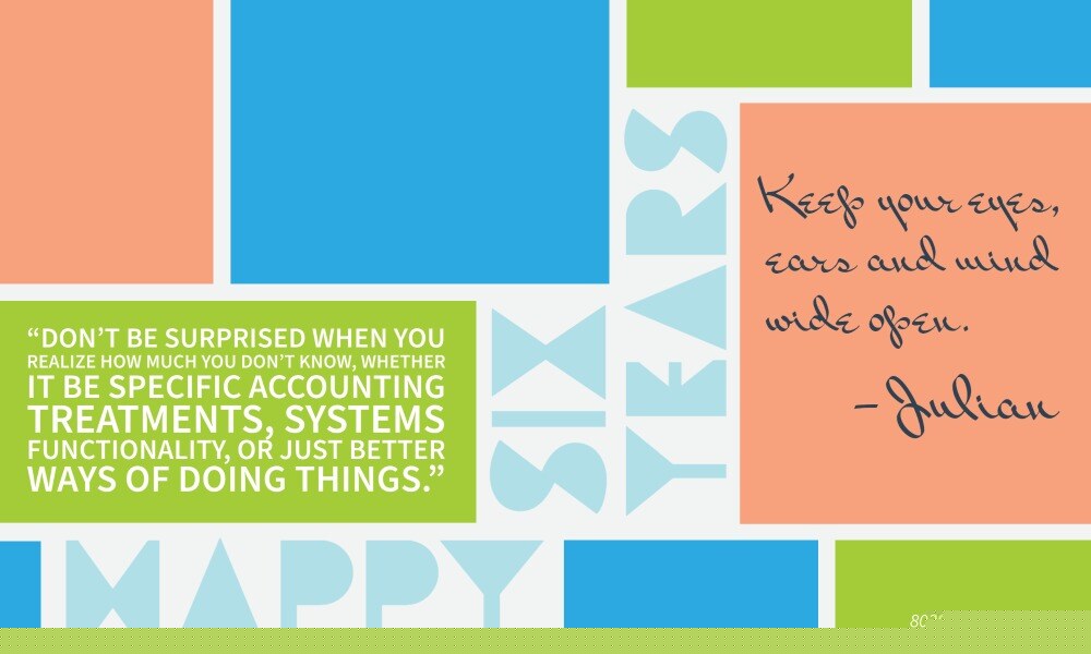 Julian work anniversary quote image