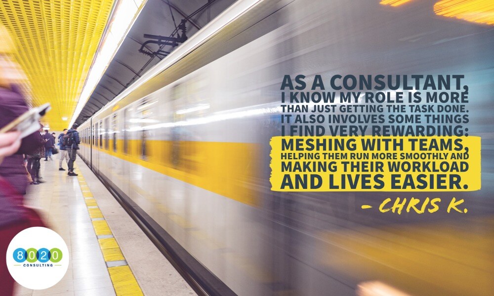 chris on hitting the ground running subway and quote image