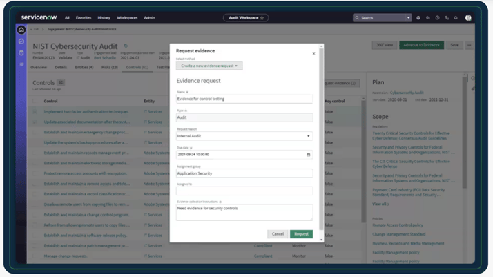 Service Now Screenshot