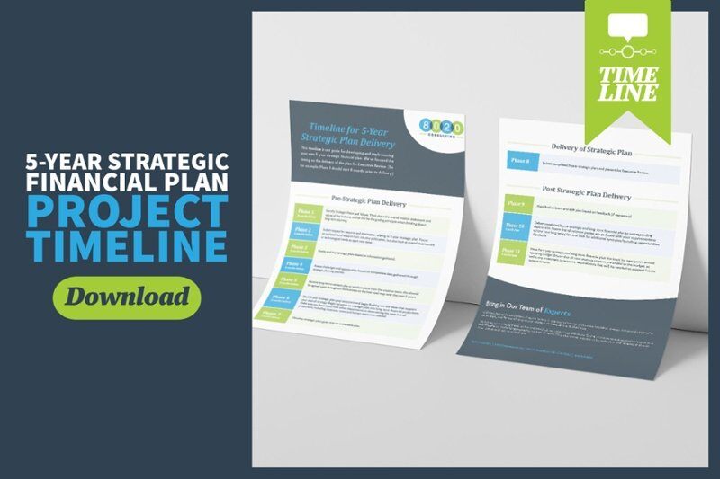 5-year strategic financial planning timeline download button