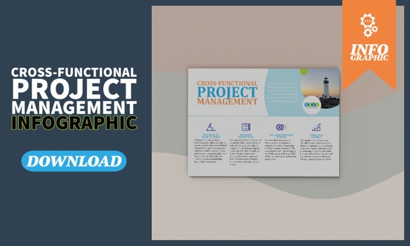 cross-functional project management infographic call to action