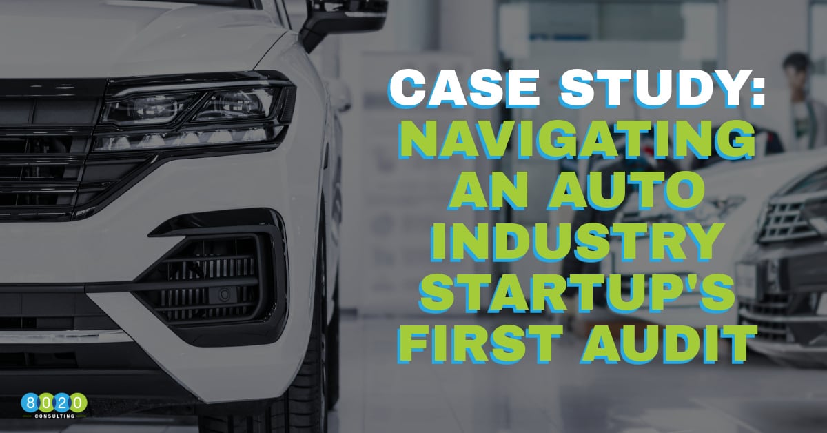 Case Study: Navigating an Auto Industry Startup’s First Audit