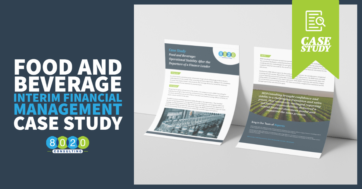 Food and Beverage: Interim Financial Management Case Study