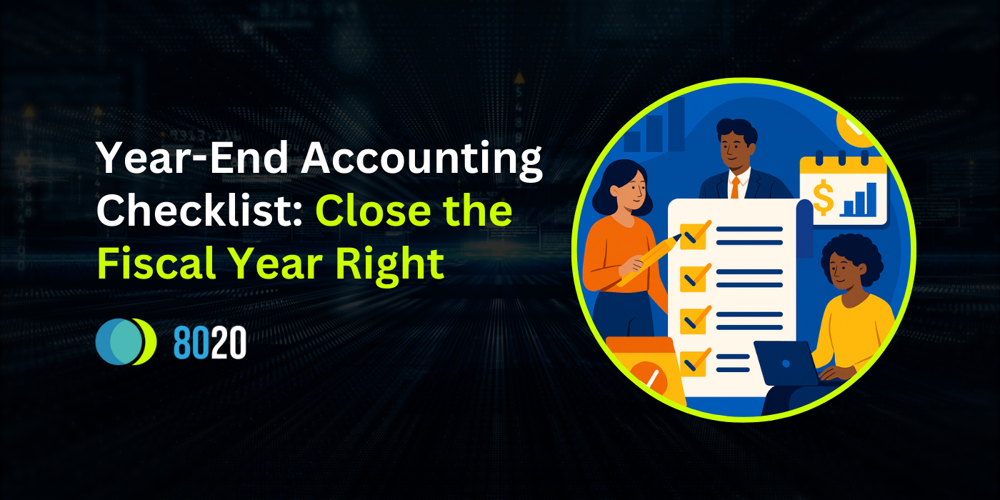 Year End Accounting checklist