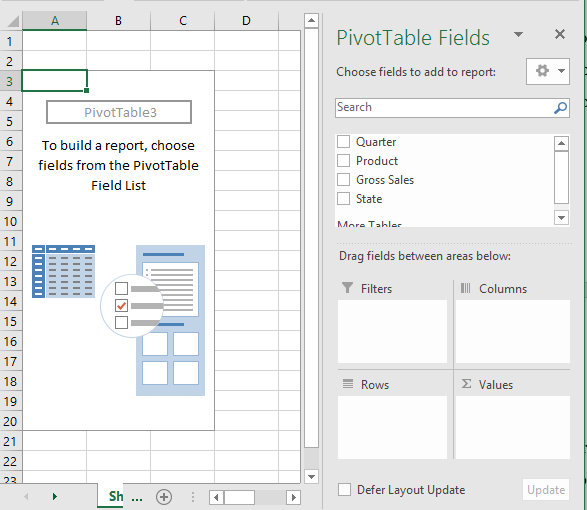 how to do a pivot table in excel