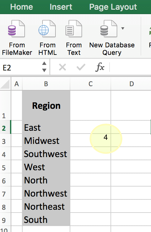 summarize revenue by region and sales lead 4