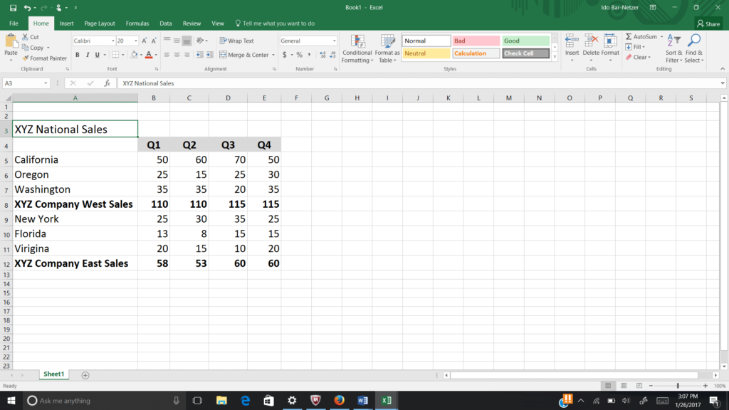 Smoother Alternative to “Hiding” Data in Excel - 8020 Consulting Posts