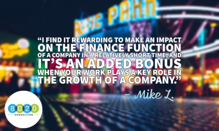 mike sixth anniversary quote, rewarding to make an impact, blurred pacific park night scene