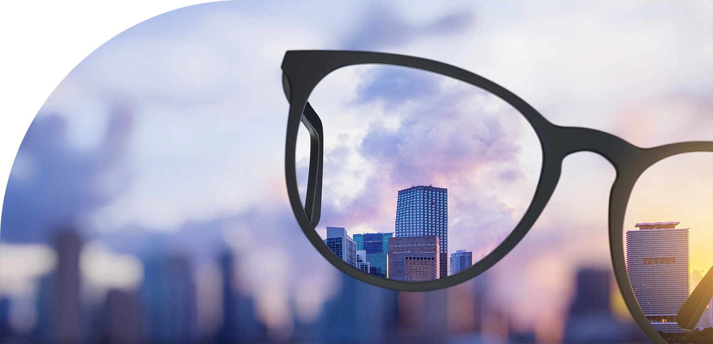 strategic finance consulting firm glasses in focus image